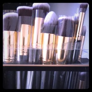 Kabuki makeup brushes set of 10